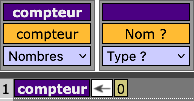 Initialisation de Compteur à 0