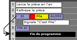 Saut dans un SI sans SINON quand le résultat est Vrai